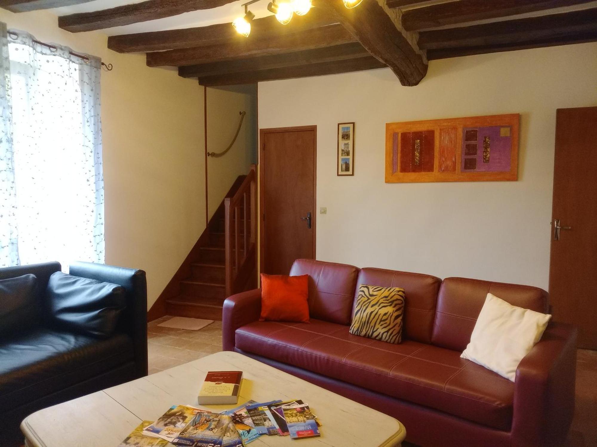 Villa Aux Acacias à Braye-sous-Faye Extérieur photo
